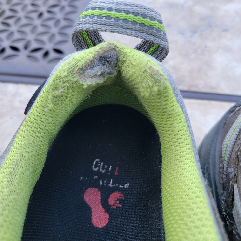 KEEN Voyageur Hiking Shoes Womens 6 Brown Lime Green Leather Mesh 1010141 - Picture 4 of 16